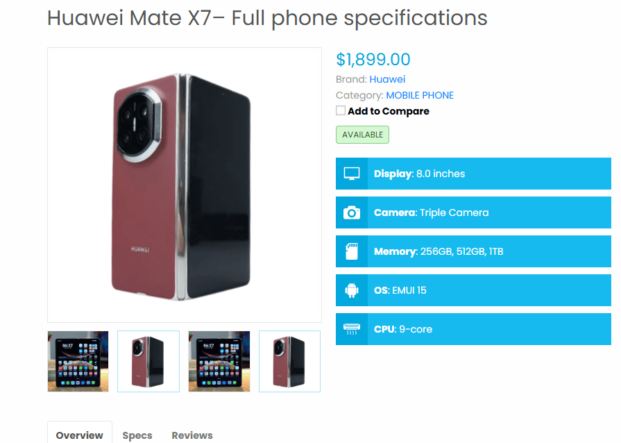 Huawei Mate X7 Review: Flagship Foldable Experience screenshot 2026 02 06 100328